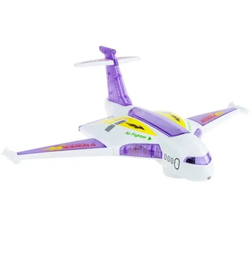 INTERACTIVE DRIVING PLANE, LIGHTING LED, PLAYING FOR CHILDREN WITH SOUND
