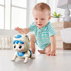 Crawling Baby Toy - Infant Tummy Time Toys 3 4 5 6 7 8 9 10 11 12 Babies Boy 3-6 6-12 Learning Crawl 9-12 12-18 Walking Toddler 36 Months Old Music Sensory Development 1st Birthday Gifts