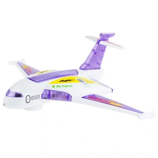 INTERACTIVE DRIVING PLANE, LIGHTING LED, PLAYING FOR CHILDREN WITH SOUND