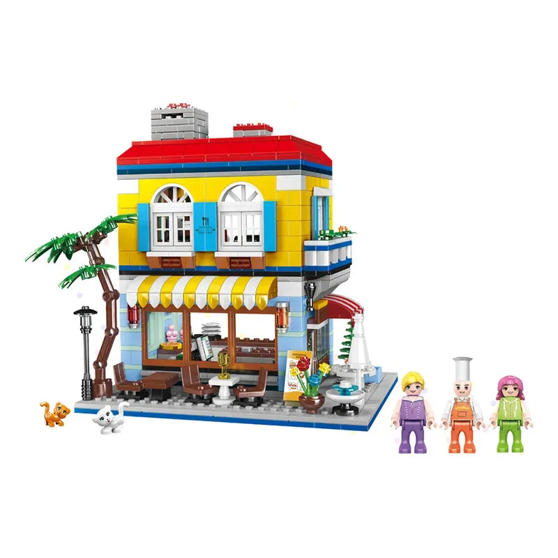 Cogo Educational Restaurant Game 908 Pieces