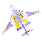 INTERACTIVE DRIVING PLANE, LIGHTING LED, PLAYING FOR CHILDREN WITH SOUND