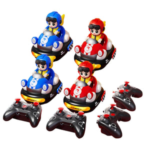 Electric Bumper car Remote Control Cars Toys Rechargeable RC Speed Bumper Cars Mini Remote Controlled Ejector Vehicles Birthday Toy Gifts for Toddler Children