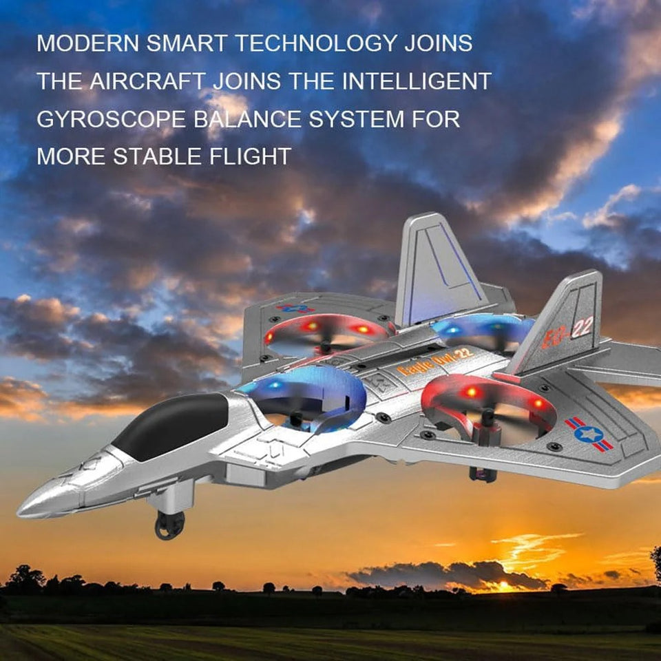 2.4G RC Aircraft with Camera Missile Launch Remote Control Helicopter Fighter Jet EVA Airplane EPP Foam Plane Toys For Kids Gift