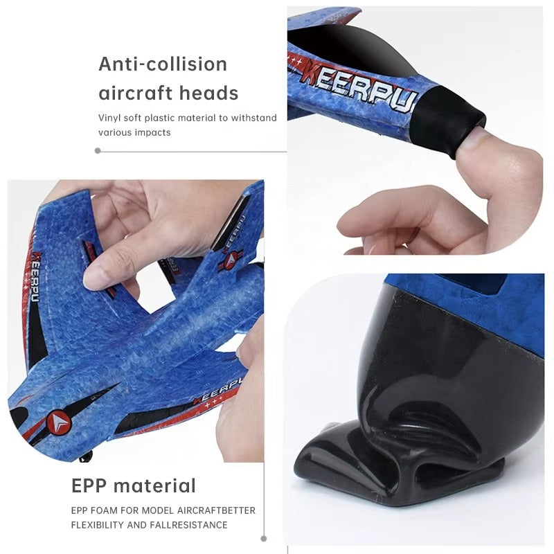 F16 2.4G Epp Foam Rc Glider Fighter Big Plane With Dual Batteries