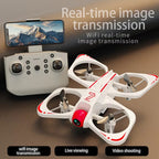 SKY 7 Dazzling Lighting Night Drone Toys 480p HD Dual-Camera Drone with Optical Flow One Click Stunt RC Toys Fly Hobby Gifts