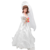Bonnie Happy Wedding Doll - Umbrella Frock Beautiful Barbie Doll Toy For Kids