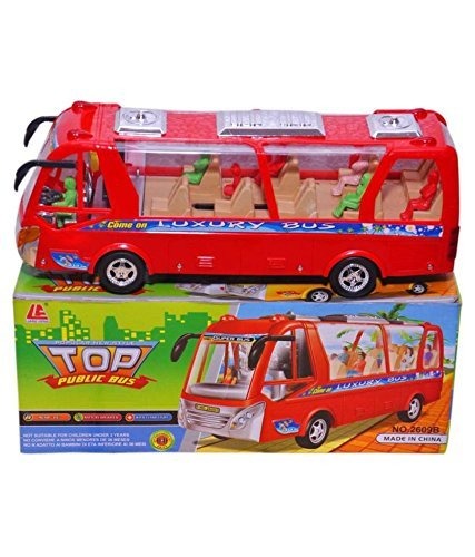 Top Public Luxury Bus Toys for Kids with Flashing Lights and Sounds