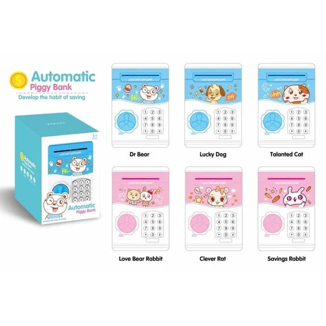 Automatic Saving Bank ATM Machine for Kids