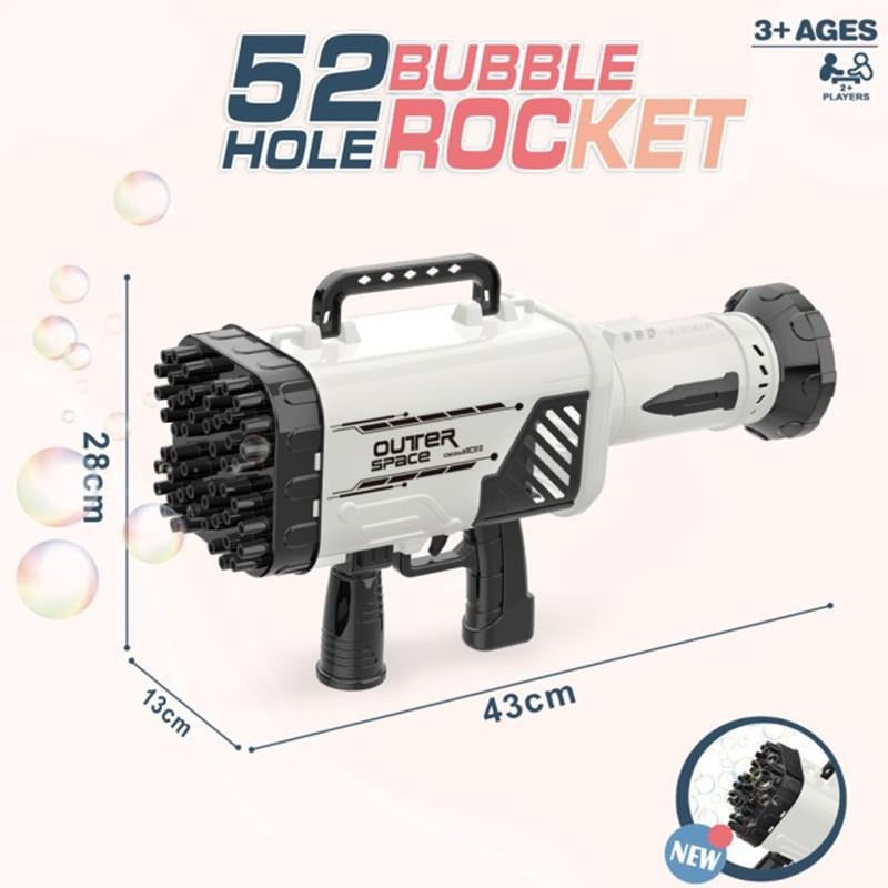 52 Hole Bazooka Bubble Rocket Machine Gun