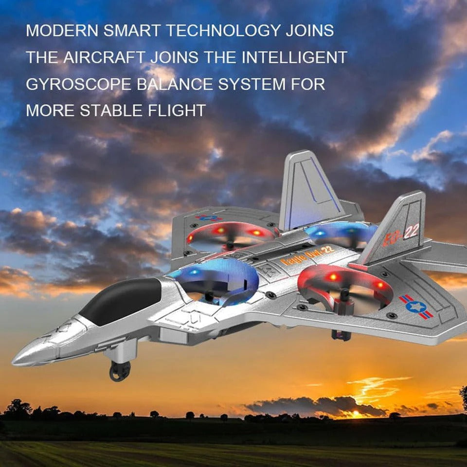 2.4G RC Aircraft with Camera Missile Launch Remote Control Helicopter Fighter Jet EVA Airplane EPP Foam Plane Toys For Kids Gift