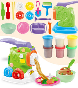 Play Dough Set for Kids, Ice Cream Machine Kitchen Creations, Creative DIY Toy Clay Set with Molds Tools, Art Crafts Gift for Toddler Ages 3 and up Girls & Boys