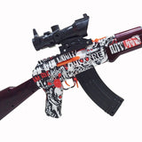 A-47 Gel Blaster Manual Reload & Automatic Electric Rechargeable - 2 in 1 Toygun With Goggles