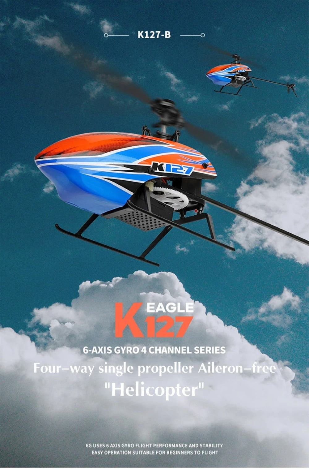WL HELICOPTER 4CH SINGLE BLADE