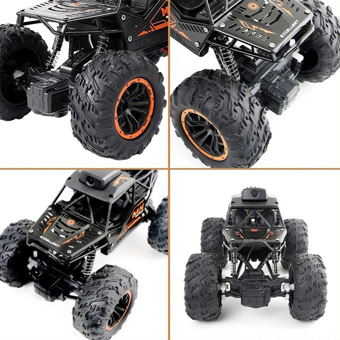 Remote Control Car With Camera WiFi HD FPV Camera, 2.4Ghz Off-Road Remote Control Rechargeable Monster Truck Toys for Boys
