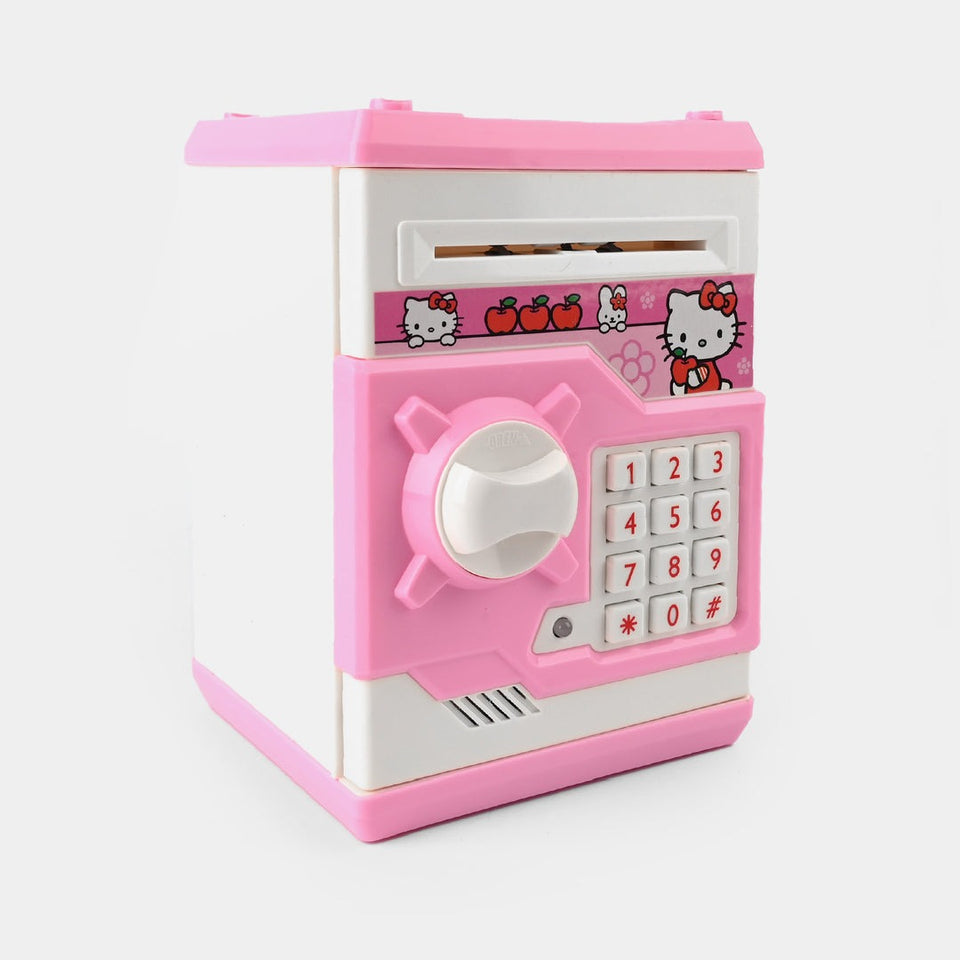 Cartoon Electronic Locker ATM Money Box Secret Code Piggy Bank
