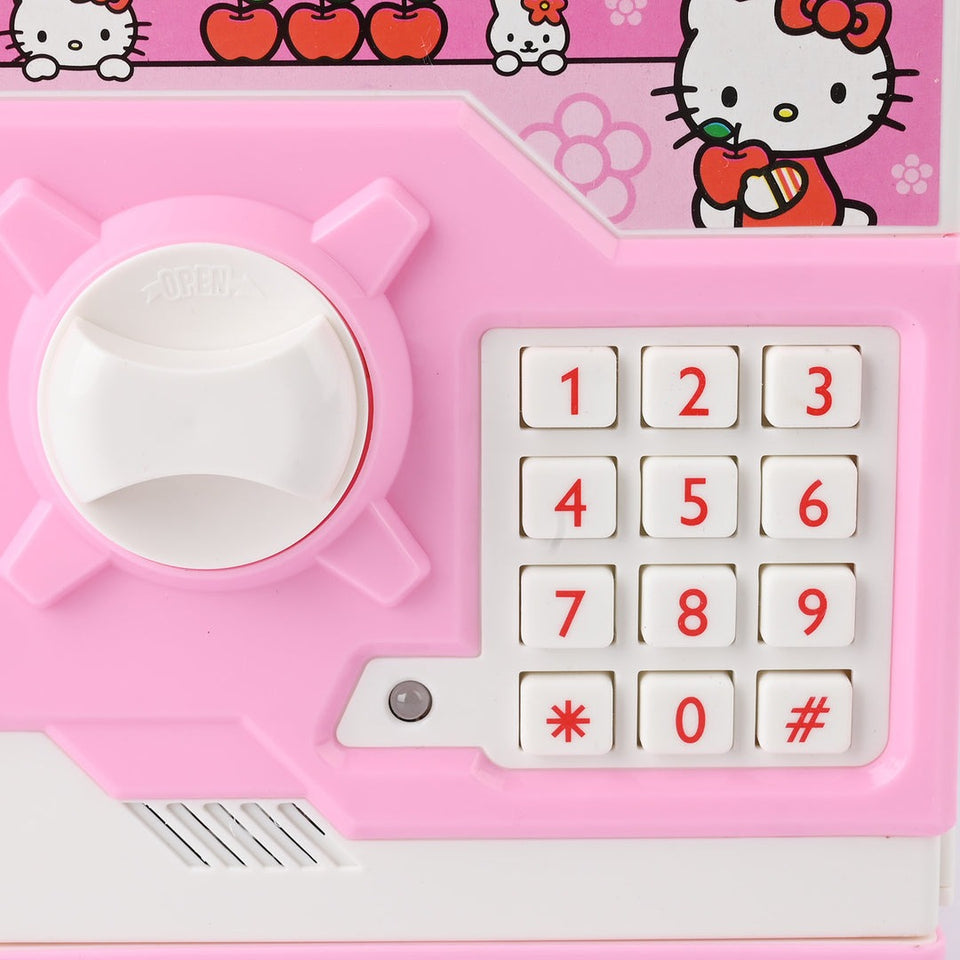 Cartoon Electronic Locker ATM Money Box Secret Code Piggy Bank