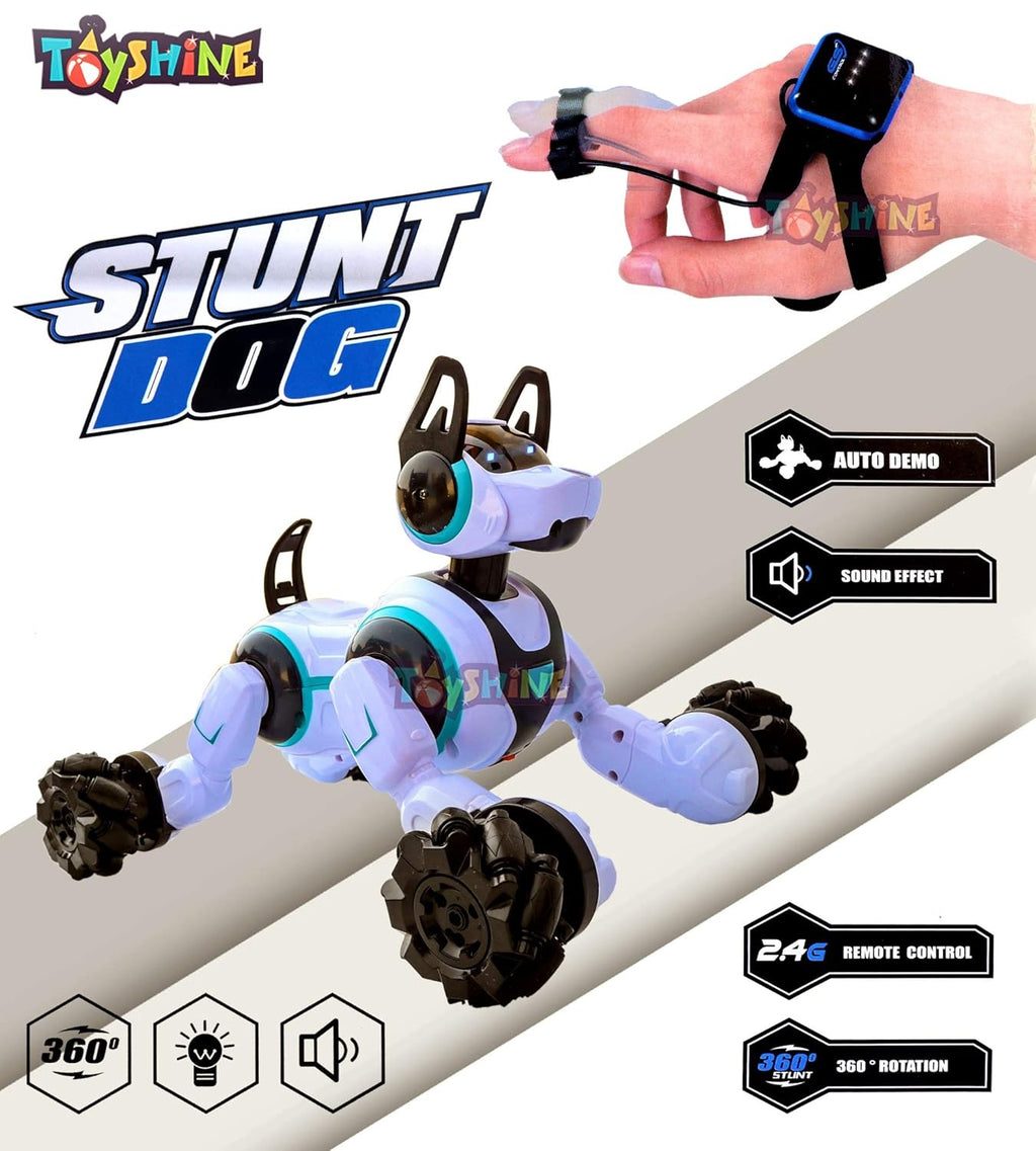Toyshine Dog Remote Control Smart Robot Toy With Light And Sound, Gesture Sensing Function