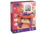 Kids Fun Dresser Desktop Vanity with Mirror, Sound, and Light