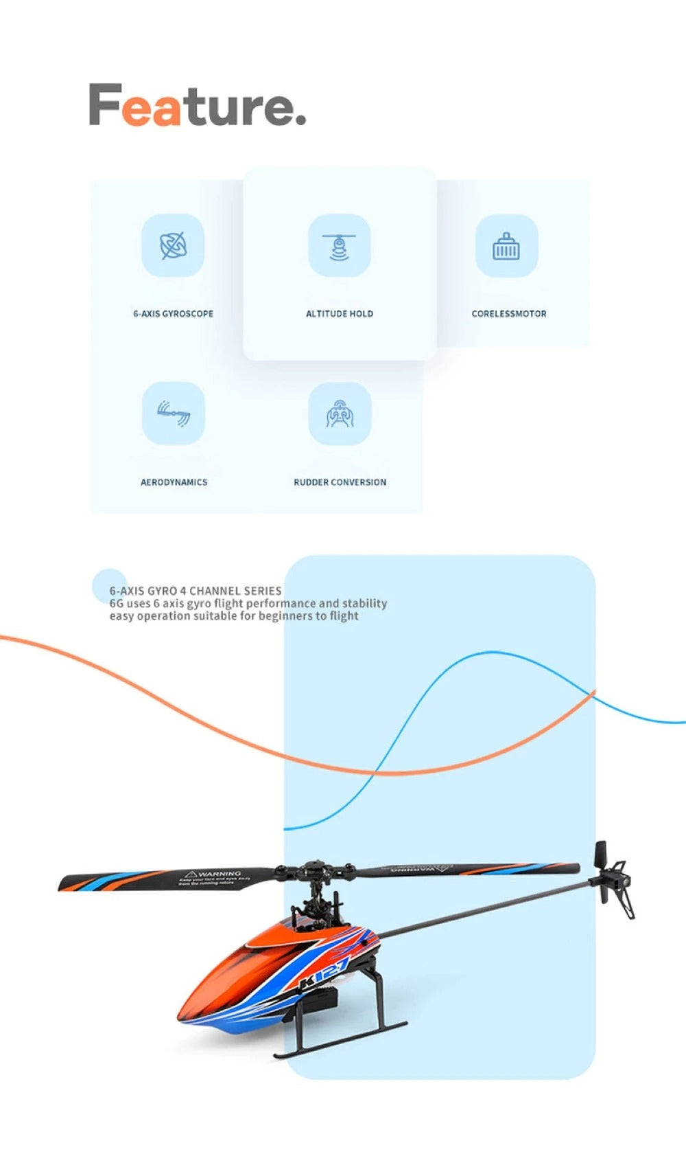 WL HELICOPTER 4CH SINGLE BLADE