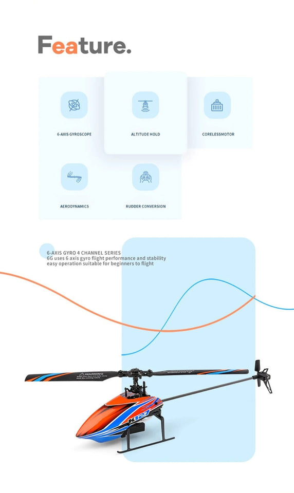 WL HELICOPTER 4CH SINGLE BLADE