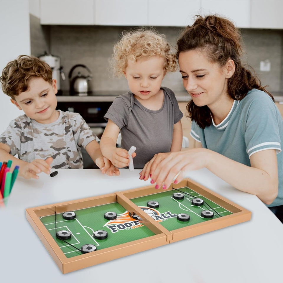 Funny Desktop Board Game - Wooden Battle Desktop Football Match