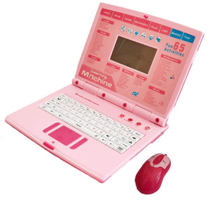 Learning Machine Laptop with Mouse, Educational Lwearning Toys for Kids, Play and Learn Game, 65 Activities Learning Game for Childrens