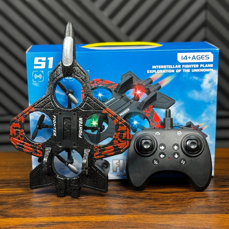 RC Combat Aircraft Drone – Remote Control Flying Jet Toy for Kids