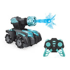 2.4G 4WD Electric Radio Control 360 Degrees Rotation Dancing Toys Launch Water Bullet RC Stunt Cars with Light and Simulation Sound Remote Control Car