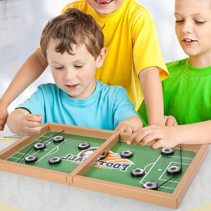 Funny Desktop Board Game - Wooden Battle Desktop Football Match