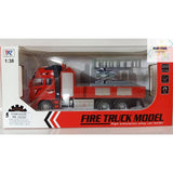 1:32 Scale Model Metal Fire Truck Engineering Model Truck