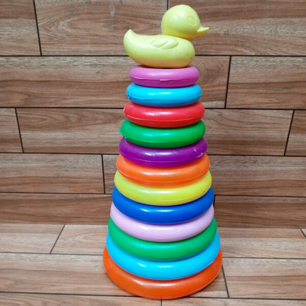 Rainbow Ring Tower Kids Ring Game Educational Toy