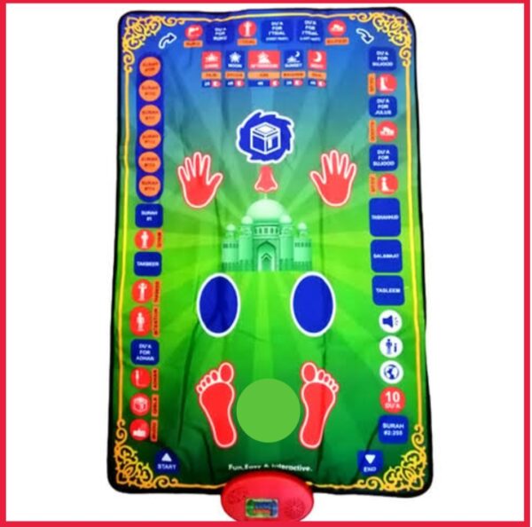 Islamic Salah prayer mat for kids