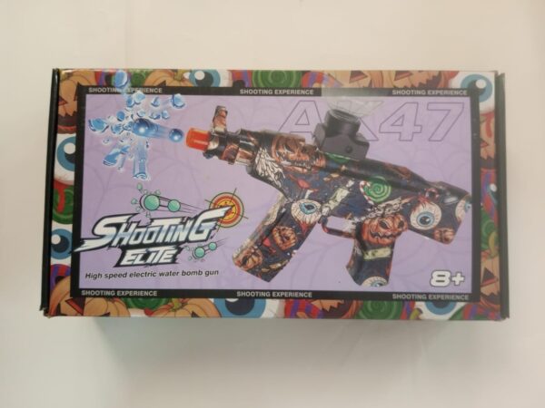 Electric Gel Ball Blaster Gun AK47 Splatter Blasters Automatic, Ball Blaster for Splat Gun Automatic Outdoor Activities-Boys and Girls Fighting Shooting Team Game - Image 2