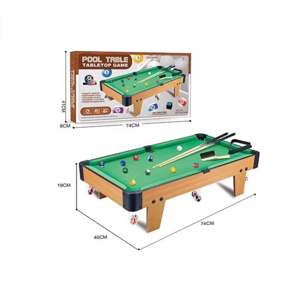 New Design Graffiti PVC Cover Fun Kids Billiard Game Table Wooden Game Table For Children
