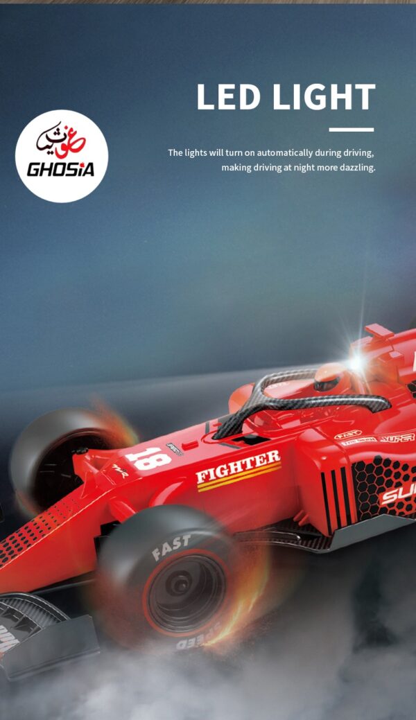 RC Spray Runner Car with Sounds Lights and Smoke-Remote Control Car for Kids - Image 13