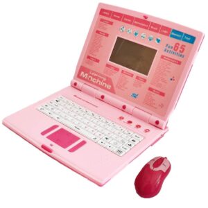 Learning Machine Laptop with Mouse, Educational Lwearning Toys for Kids, Play and Learn Game, 65 Activities Learning Game for Childrens