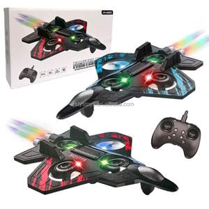 2.4Ghz 6-Channel Mini Drone Rechargeable RC Aircraft Light Airplane Toy for Children Remote Control Glider Foam Plane
