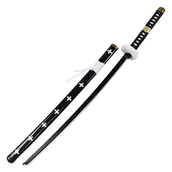 Kawaii Kart | One Piece Cosplay Sword Trafalgar D. Law Life Size Kikoku Replica Wooden Katana - 104 cm | Perfect for Anime Gift, Anime Cosplay, Anime Merchandise Collectibles