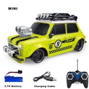 RADIO REMOTE CONTROL RC SPORTS RETRO CAR LIGHTS RACING KIDS FUN TOY XMAS GIFT