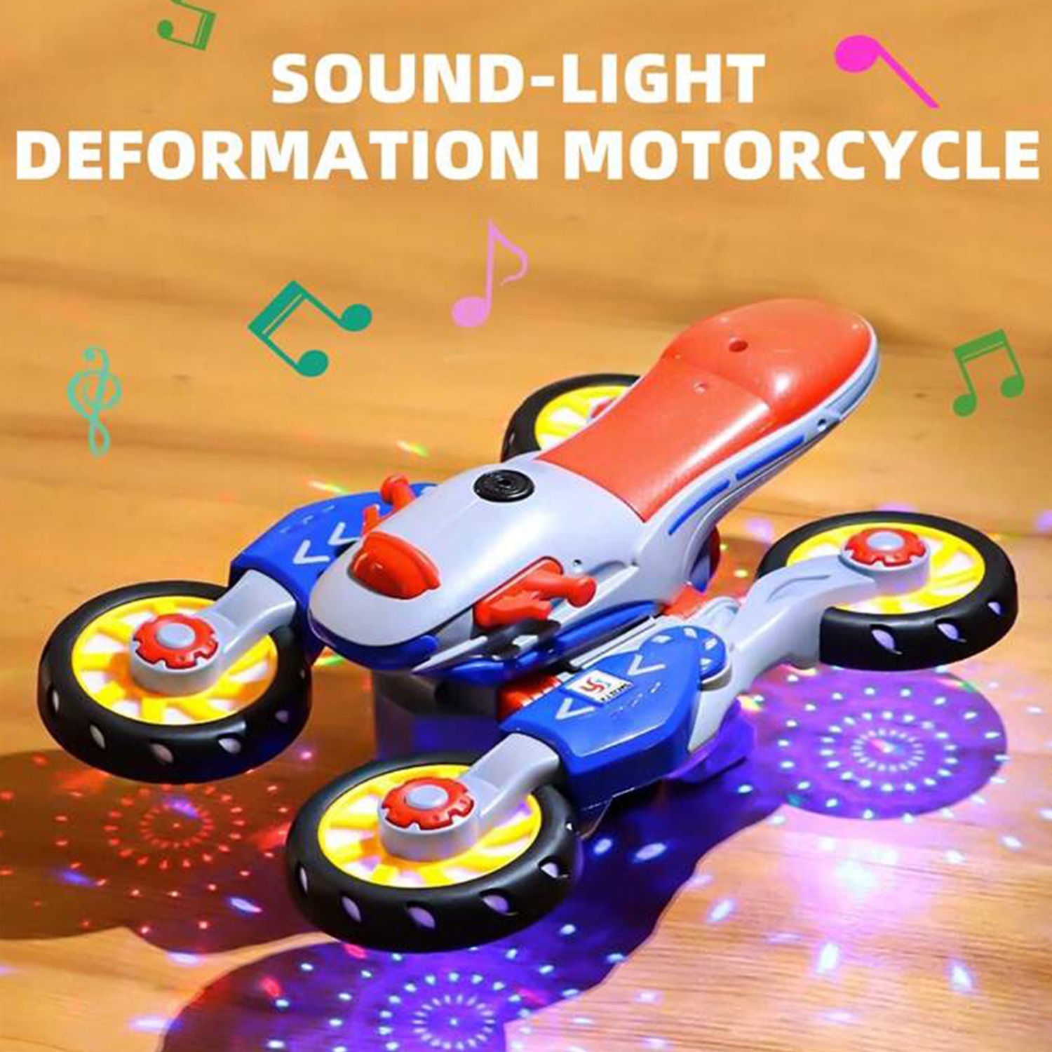 Kids Game Toys For Girls Toys For Boys New Toys For Kids Kids Toys LED Light Toy Cell Operated Bike Stunt Car - Image 3