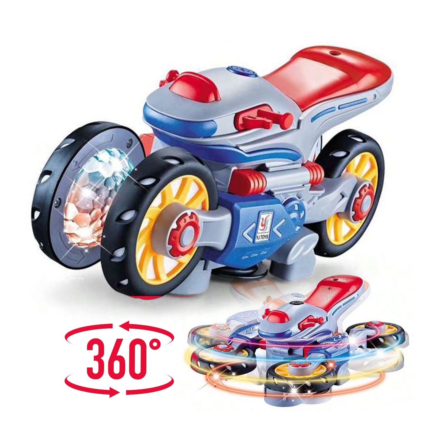 Kids Game Toys For Girls Toys For Boys New Toys For Kids Kids Toys LED Light Toy Cell Operated Bike Stunt Car - Image 4